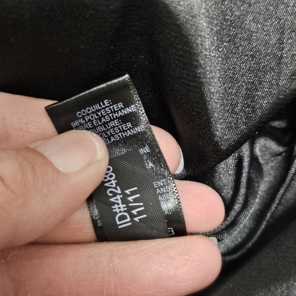 Express Black & White Stipe Pleated Sheath Mini Dress Size 6 - Picture 9 of 9